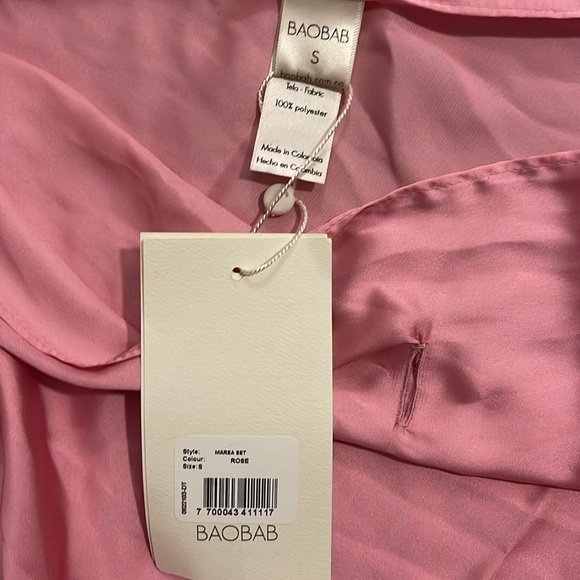 NWT Baobab Marea Set Rose Pink Midi Dress - Picture 8 of 11